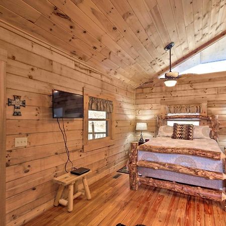 Bryson City Cabin With Wraparound Deck And Hot Tub Exterior foto