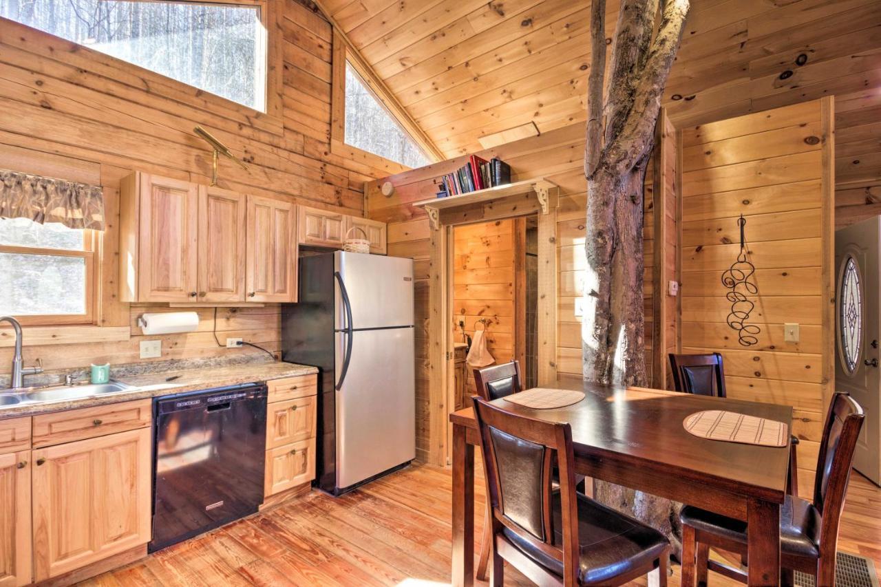 Bryson City Cabin With Wraparound Deck And Hot Tub Exterior foto