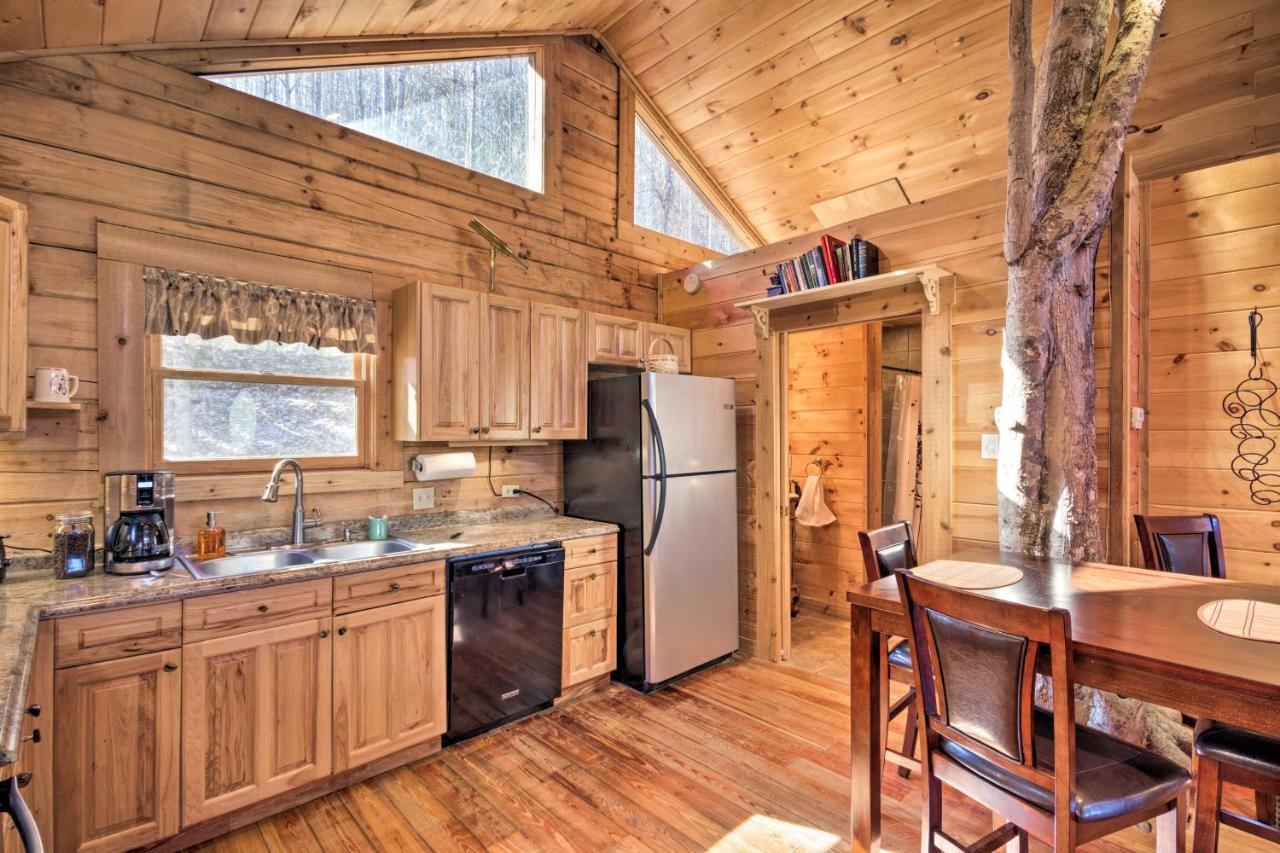 Bryson City Cabin With Wraparound Deck And Hot Tub Exterior foto